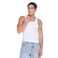 thumbnail image 4 of No Boundaries Men's Washed Rib Tank Top, 4 of 6