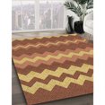 thumbnail image 3 of Ahgly Tapis Rectangulaire Orange Lavable en Machine, 8 Pieds x 12 Pieds, 3 of 7