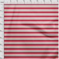 thumbnail image 3 of oneOone Rayon Bright Red Fabric Stripes Craft Projects Decor Fabric Printed By The Yard 56 Inch Wide-MPG, 3 of 4