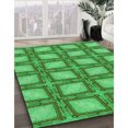 thumbnail image 3 of Ahgly Tapis Rectangulaire Lavable en Machine Intérieur Transitionnel Vert Forêt, 3 Pieds x 5 Pieds, 3 of 7