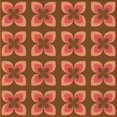 thumbnail image 1 of Ahgly Company Tapis de Zone Carré Orange Lavable en Machine, 7 Pieds Carré, 1 of 7