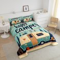 thumbnail image 4 of Erosebridal RV Car Bedding Twin Comforter Set,Camping Adventure Down Comforter,Cartoon Car Decor,Reversible,Lightweight,2-Piece, 4 of 7