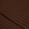 thumbnail image 2 of 600 Thread Count 100% Egyptian Cotton 4-Piece Bed Sheet Set (1 Flat, 1 Fitted Sheet, 2 Pillow Covers) 24 Inches Deep Pocket Size Stripe Pattern, 2 of 4