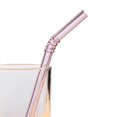 thumbnail image 1 of Paille en Verre Couleur Paille Haute Borosilicate Paille en Verre Résistante à la Chaleur Paille à Boire Droite Robuste, 1 of 6