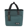 thumbnail image 1 of WIFKLSIIPG Sac Bento Portatif pour la Maison, Réfrigéré, Isolé, Sac de Pique-Nique Extérieur, Personnel, Étudiant, Style Simple, Sac à Lunch (Vert), 1 of 2
