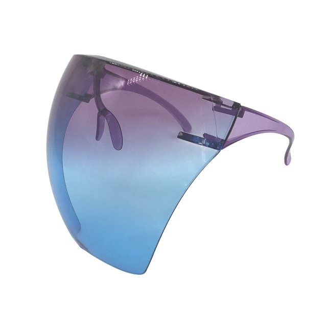 Lunettes de Soleil Protectrices Multicolores Visière Légère Couvre-Visage Intégral 400