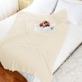thumbnail image 3 of Unique Bargains 100% Cotton Cross Cable Knit Throw Blanket For Sofa Couch Bed Home Bedding,, 3 of 10