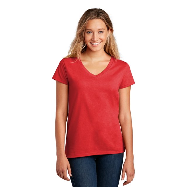 District Women's ReT-Shirt VNeck DT8001