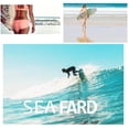 thumbnail image 4 of pitrice 5ft Bodyboard Surfboard SUP Wrist Leash Leg Rope Coiled Cord Pad Cuff Orange, 4 of 9