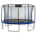 thumbnail image 1 of Plexalife Ensemble de Trampoline Rond de 11 Pi avec Système de Sécurité à Cadre Flexible à Anneau Supérieur de Qualité Supérieure, 1 of 5