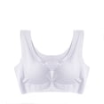 thumbnail image 5 of RKSTN Bras for Women Traceless Comfortable No Steel Ring High Elasticity Stretch 2PC Bras Solid Color Super Soft Breathable Gathering Plus Size Everydays Bras, 5 of 5