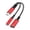 D, variante sur Adaptateur Audio Tressé Type-C 2-en-1 - Plastique, Durable, Prêt à l'Emploi, Compatible avec Appareils Type-C, Portable