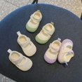 thumbnail image 2 of B91xZ Chaussures de Robe pour Tout-Petites Fille Fleur Fête Mariage Ballerines Fille Fleur, Violet 4.5, 2 of 5