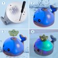 thumbnail image 4 of Water Spray Toy Electric: Whale Rotatable Light up Bath Sprinkler Toy Shower Toy, 4 of 6