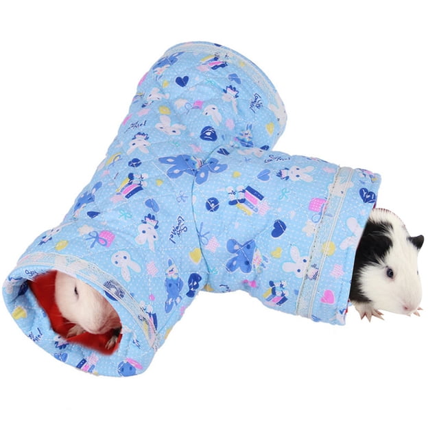LSLJS Petit Tunnel de Jeu Pliable pour Animaux de Compagnie pour Hamster, Cochon d'Inde, Chinchilla