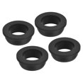 thumbnail image 1 of Unique Bargains Support à Oeillets en Caoutchouc Dia 1-35/64 Pieds (39,3 mm) Rond Type T pour Protection de Fil, Lot de 4, 1 of 5