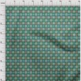 thumbnail image 4 of oneOone Polyester Spandex Green Fabric Asian Kilim Sewing Craft Projects Fabric Prints By Yard 56 Inch Wide, 4 of 5