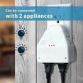 thumbnail image 2 of QINXIN Light Switch Clapper Sound Activated Clap On/off Wall Socket Outlet Adapter Smart Home Accessories, 2 of 7