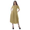 thumbnail image 4 of Moomaya Tenues d'Été Femmes Coton Flex Imprimées Robes Décontractées, 4 of 4