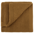 thumbnail image 1 of Bouclair Ochre Ribba Throw 50x60 in (127x152 cm), 1 of 9
