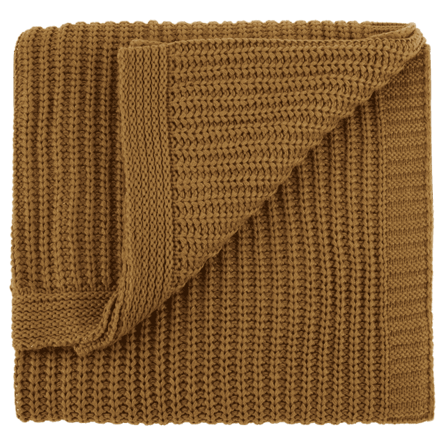 Bouclair Ochre Ribba Throw 50x60 in (127x152 cm)