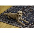 thumbnail image 4 of Larson 5' x 7' Washable Area Rug, Teal and Ivory, 4 of 8