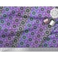 thumbnail image 2 of Soimoi Rayon Fabric Stripe & Moroccan Kaleidoscope Decor Fabric Printed Yard 56 Inch Wide, 2 of 3