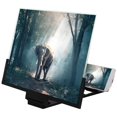 thumbnail image 3 of 14 Inch Screen Magnifier for Cell Phone Folding 3D HD Magnifying Radiation Protection Screen Enlarger Foldable Phone Stand with Screen Amplifier for Movies Videos and Gaming, 3 of 10