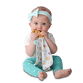 thumbnail image 3 of Malarkey Kids MunchIt Blanket Cozy Teether Sweet and Salty, 3 of 4