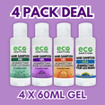 thumbnail image 3 of Mini Scented Hand Sanitizer Gel, 60 ml, Pack of 4, 3 of 8