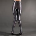 thumbnail image 2 of Ultra Thin Transparent Shiny Crotch Dance Yoga Pants Large, 2 of 6
