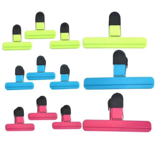 EGNMCR Chip Bag Clips Heavy Duty Food Clips Assorted Colors For Coffee And Food Sealing clip