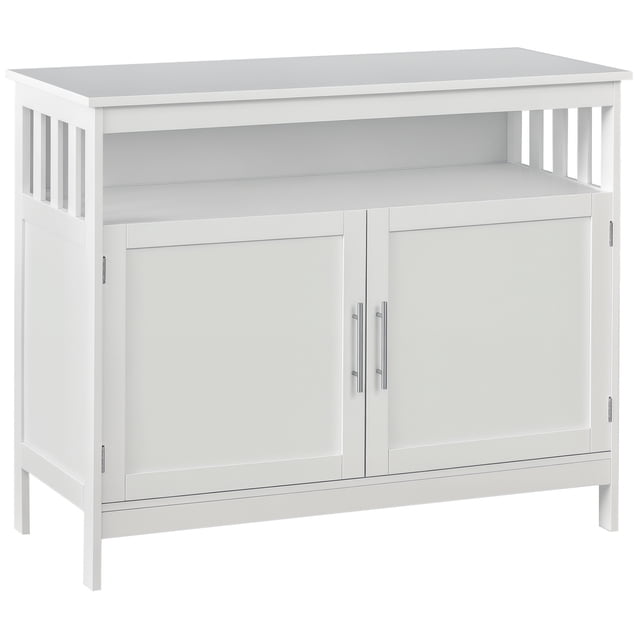 HOMCOM Buffet de Cuisine, Armoire Buffet, Table Console de Rangement en Bois