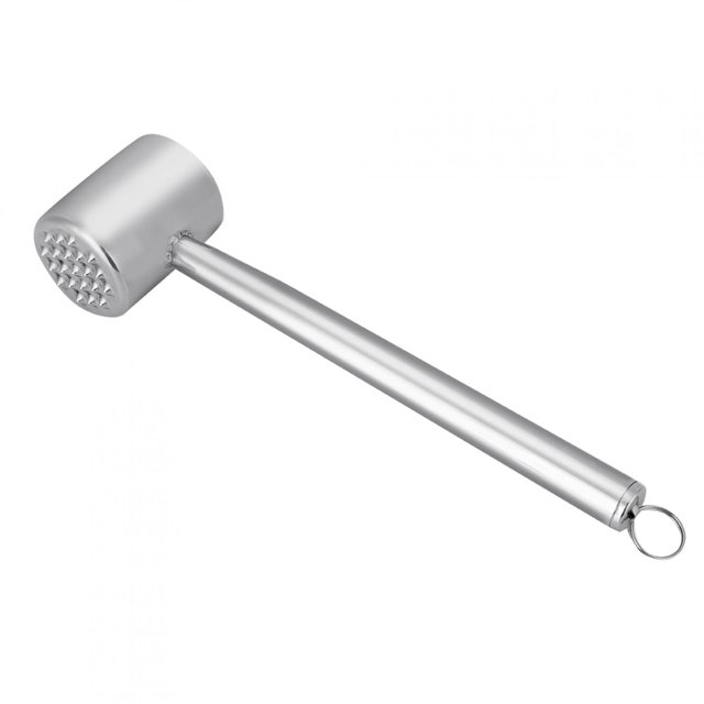 Rdeghly Maillet à Viande, Marteau Attendrisseur de Viande, Marteau Attendrisseur de Viande en Acier Inoxydable, Outil de Cuisine Maillet à Viande Double Face