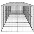 thumbnail image 2 of vidaXL Chenil Extérieur pour Chien en Acier avec Toit 21,78 M2, 2 of 4