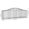 thumbnail image 4 of vidaXL Arched Gabion Baskets 12 pcs 200x50x60/80 cm Galvanised Iron, 4 of 4