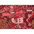 thumbnail image 1 of Ahgly Tapis Rectangulaire Lavable en Machine Intérieur Transitionnel Rouge Canneberge, 2 Pieds x 3 Pieds, 1 of 7
