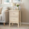 thumbnail image 2 of Ktaxon Nightstand End Table with 2 Drawer, Wood Finish, 2 of 8