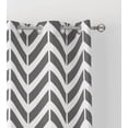 thumbnail image 2 of Mainstays Chevron Pearl Curtain Panel Pair, 2 of 3