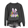 thumbnail image 5 of EGNMCR Easter T-Shirts Imprimés pour Femmes T-Shirts Graphiques T-Shirts pour Femmes T-Shirt à Col Rond pour Femmes Haut à Manches Longues Imprimé Easter Chandails T-Shirt pour Femmes, 5 of 5