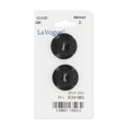 thumbnail image 3 of EMBASSY Classic Shank Buttons - 23 mm (0.91 in), 2-Pack, noir, 20 mm (0.79 in), 3 of 5
