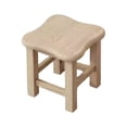 thumbnail image 2 of Wooden Stool for Adults, 12 Inch Heavy Duty Wooden Plant Stool, Solid Wood Small Stool Household Living Room Coffee Table Short Stool Small Wooden Stools, 2 of 6