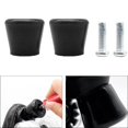 thumbnail image 4 of 2/Set PU Inline Skates Roller Brakes Block Non-Slip Brake Toe Stoppers Parts Black, 4 of 8