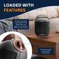 thumbnail image 3 of Radiateur Céramique Capsule DeLonghi - Gris, 3 of 4