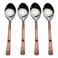 thumbnail image 1 of Celia Design Copper Antique Tea/Desert Spoon 4 Pcs. Set, 1 of 5