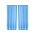 thumbnail image 2 of ZENGHUIJ Solid-Color Double-String Polyester Curtain Sheers Semi-Sheer Curtains Rod-Pocket Style Semi-Sheer Curtains, 2 of 6