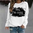 thumbnail image 1 of 2023 Chandail de Mode pour Femmes Rabais de 50 % Liquidation T-shirt Imprimé Blouse à Manches Longues Col Rond Hauts Décontractés Chandail, 1 of 5