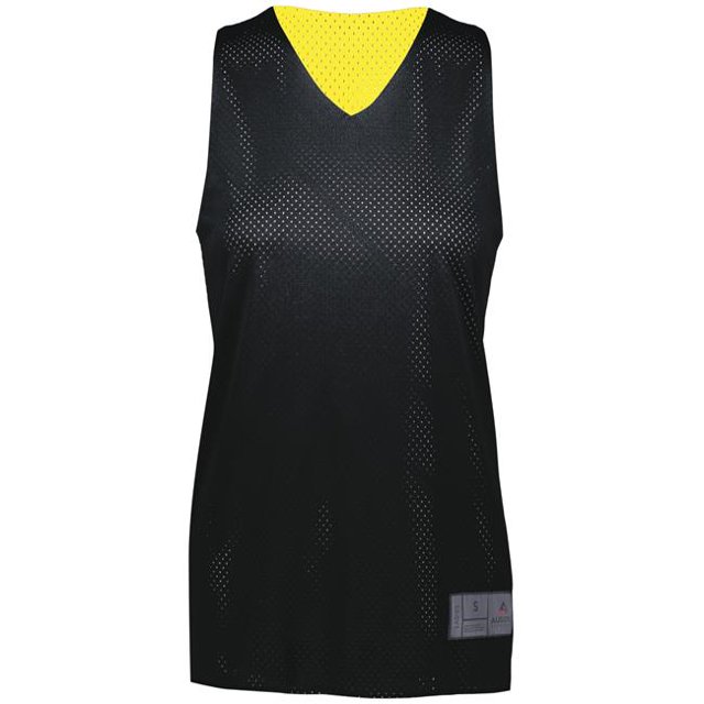 ASI 163.421.L Jersey 2.0 Réversible en Maille Tricotée pour Femmes, Noir et Or - Grand