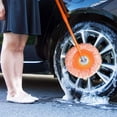 thumbnail image 4 of Sunflower Car Wash Mop 1.1m Telescopic Handle Microfiber Coral Cloth 180° Rotation for Ceiling & Walls Hanging Hole & Easy Wringing, 4 of 9