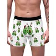 thumbnail image 2 of FAROOT Men? s Underpants Cartoon Patterns Print Middle Waist Boxer Briefs, 2 of 7